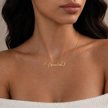 MICAELA T02 Custom Name Necklace, Personalized Name Necklace, Birthday Gift, Christmas Gift for Her