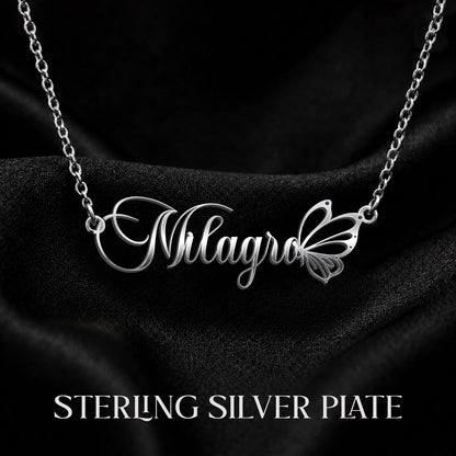 MILAGRO T02 Custom Name Necklace, Personalized Name Necklace, Birthday Gift, Christmas Gift for Her