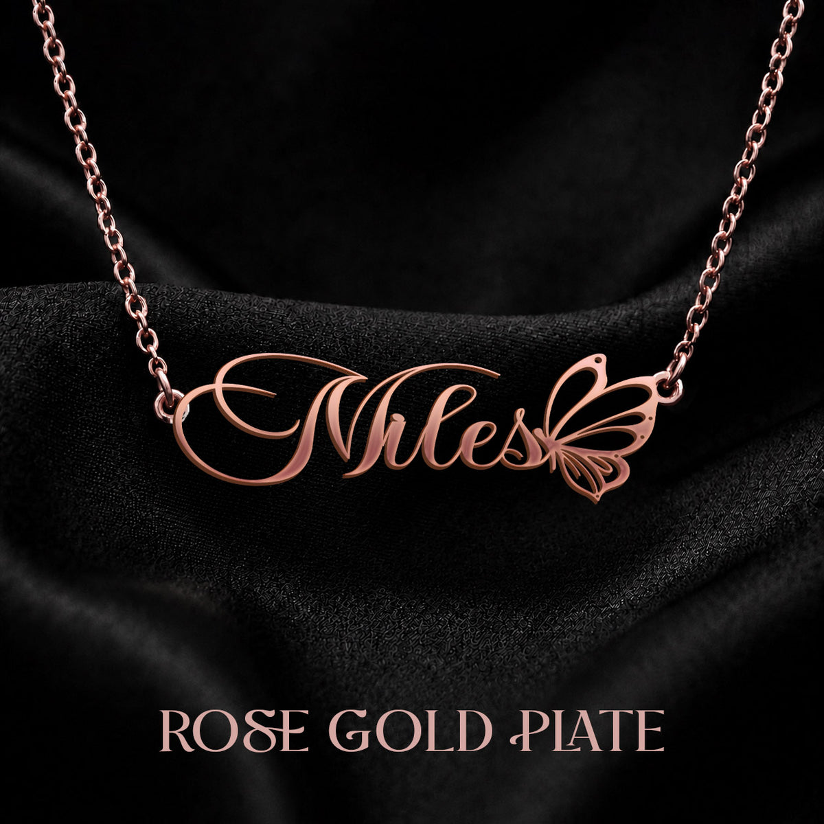 MILES T02 Custom Name Necklace, Personalized Name Necklace, Birthday Gift, Christmas Gift for Her