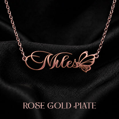 MILES T02 Custom Name Necklace, Personalized Name Necklace, Birthday Gift, Christmas Gift for Her