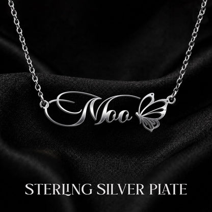 MOO T02 Custom Name Necklace, Personalized Name Necklace, Birthday Gift, Christmas Gift for Her