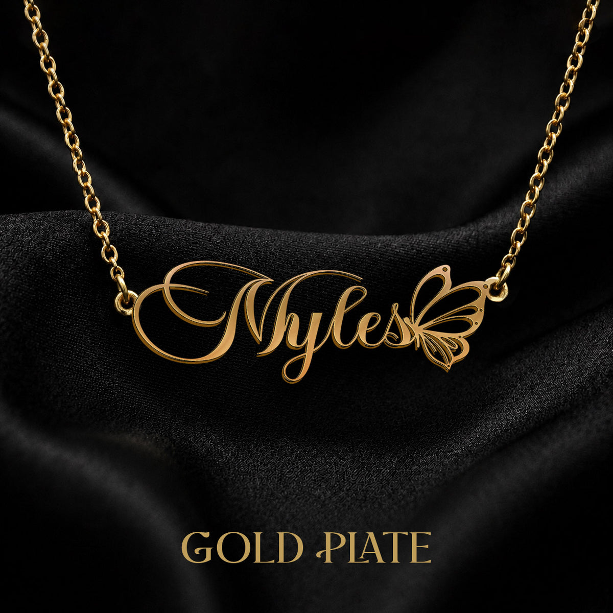 MYLES T02 Custom Name Necklace, Personalized Name Necklace, Birthday Gift, Christmas Gift for Her