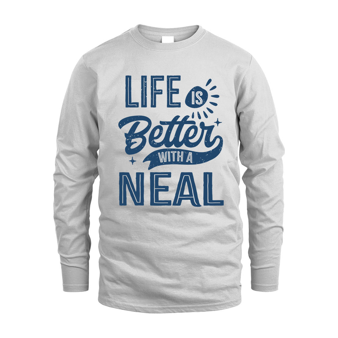 NEAL HH88-K2–Personalized Name Quote T-Shirt Life Is Better With Unisex Gift