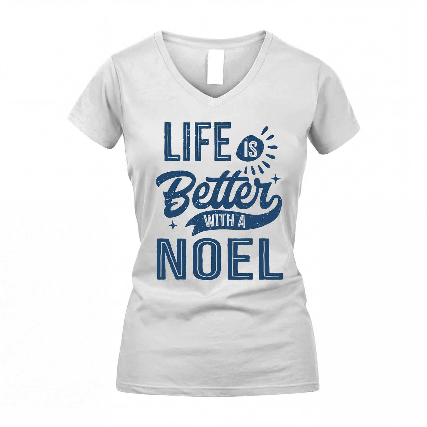 NOEL HH88-K2–Personalized Name Quote T-Shirt Life Is Better With Unisex Gift