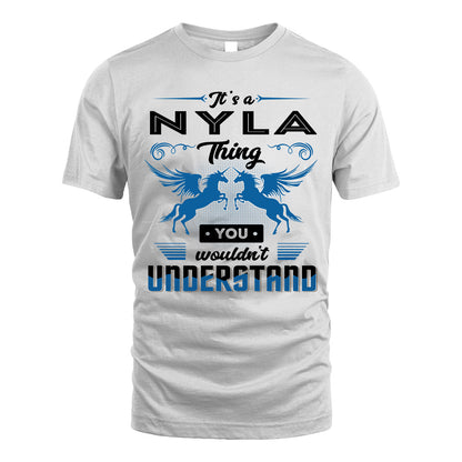 NYLA KTT-TT38 It’s a/an NAME Thing, You Wouldn’t Understand – Personalized Name T-Shirt