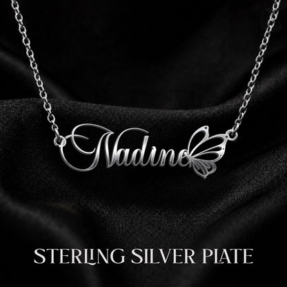 NADINE T02 Custom Name Necklace, Personalized Name Necklace, Birthday Gift, Christmas Gift for Her