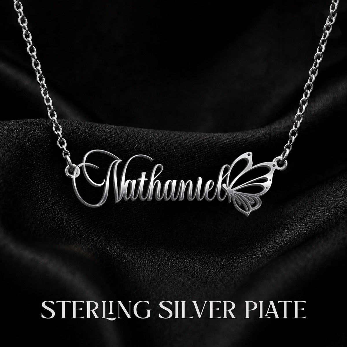 NATHANIEL T02 Custom Name Necklace, Personalized Name Necklace, Birthday Gift, Christmas Gift for Her
