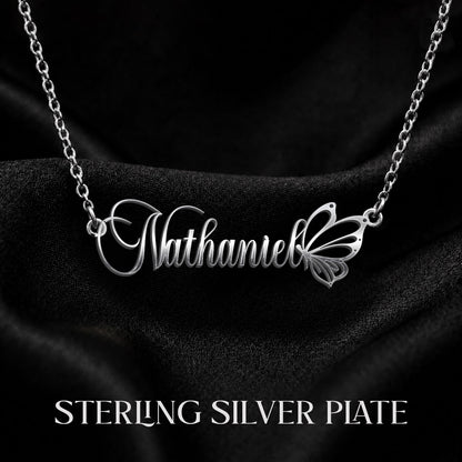 NATHANIEL T02 Custom Name Necklace, Personalized Name Necklace, Birthday Gift, Christmas Gift for Her