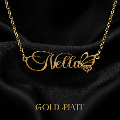 NELLA T02 Custom Name Necklace, Personalized Name Necklace, Birthday Gift, Christmas Gift for Her