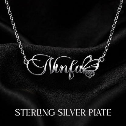 NINFA T02 Custom Name Necklace, Personalized Name Necklace, Birthday Gift, Christmas Gift for Her
