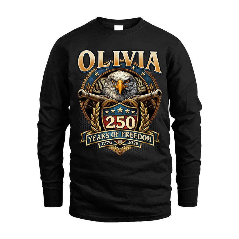 OLIVIA REVOLUTION-250USA-KTT...250 Years Of Freedom 1776-2026