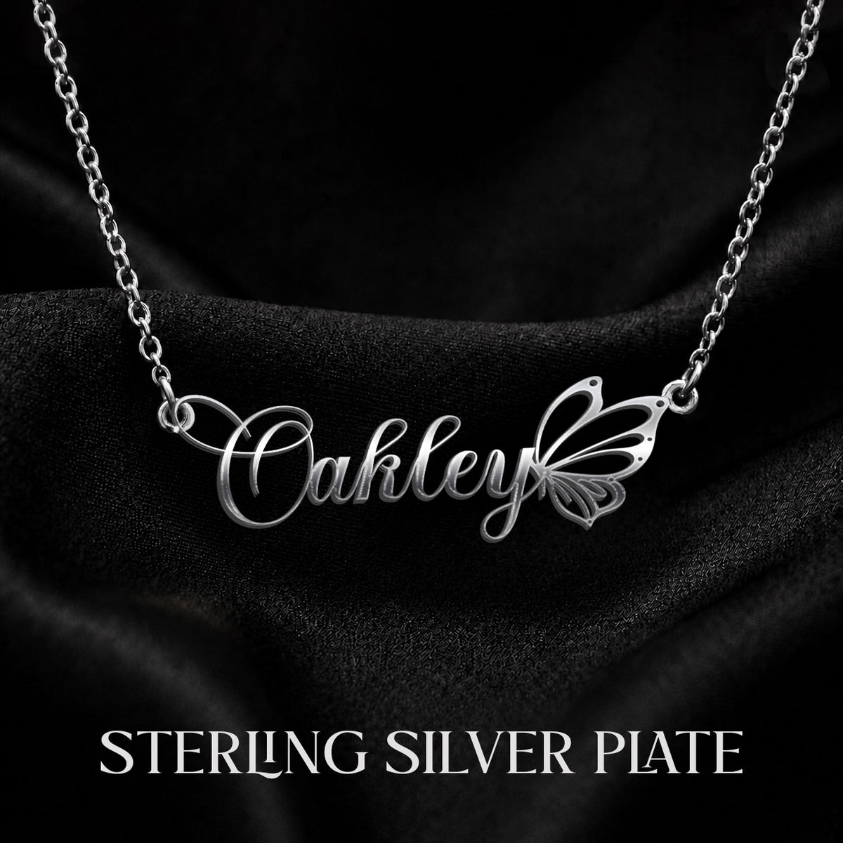 OAKLEY T02 Custom Name Necklace, Personalized Name Necklace, Birthday Gift, Christmas Gift for Her