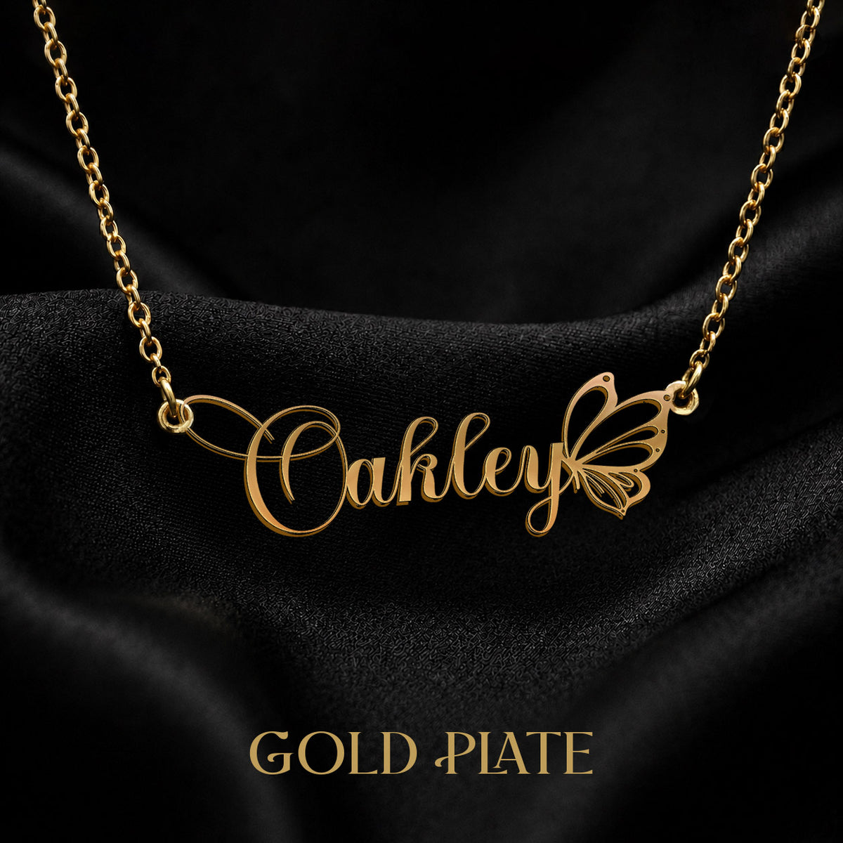 OAKLEY T02 Custom Name Necklace, Personalized Name Necklace, Birthday Gift, Christmas Gift for Her