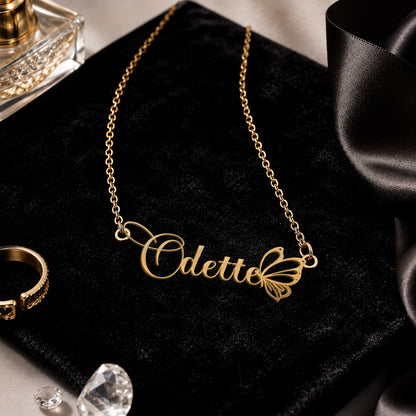 ODETTE T02 Custom Name Necklace, Personalized Name Necklace, Birthday Gift, Christmas Gift for Her