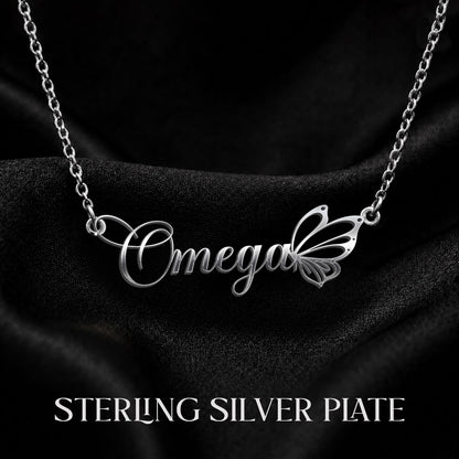 OMEGA T02 Custom Name Necklace, Personalized Name Necklace, Birthday Gift, Christmas Gift for Her