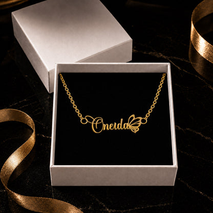 ONEIDA T02 Custom Name Necklace, Personalized Name Necklace, Birthday Gift, Christmas Gift for Her