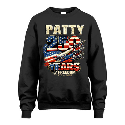 PATTY 250YEARS-PROUD-250USA...250 Years Of Freedom 1776-2026