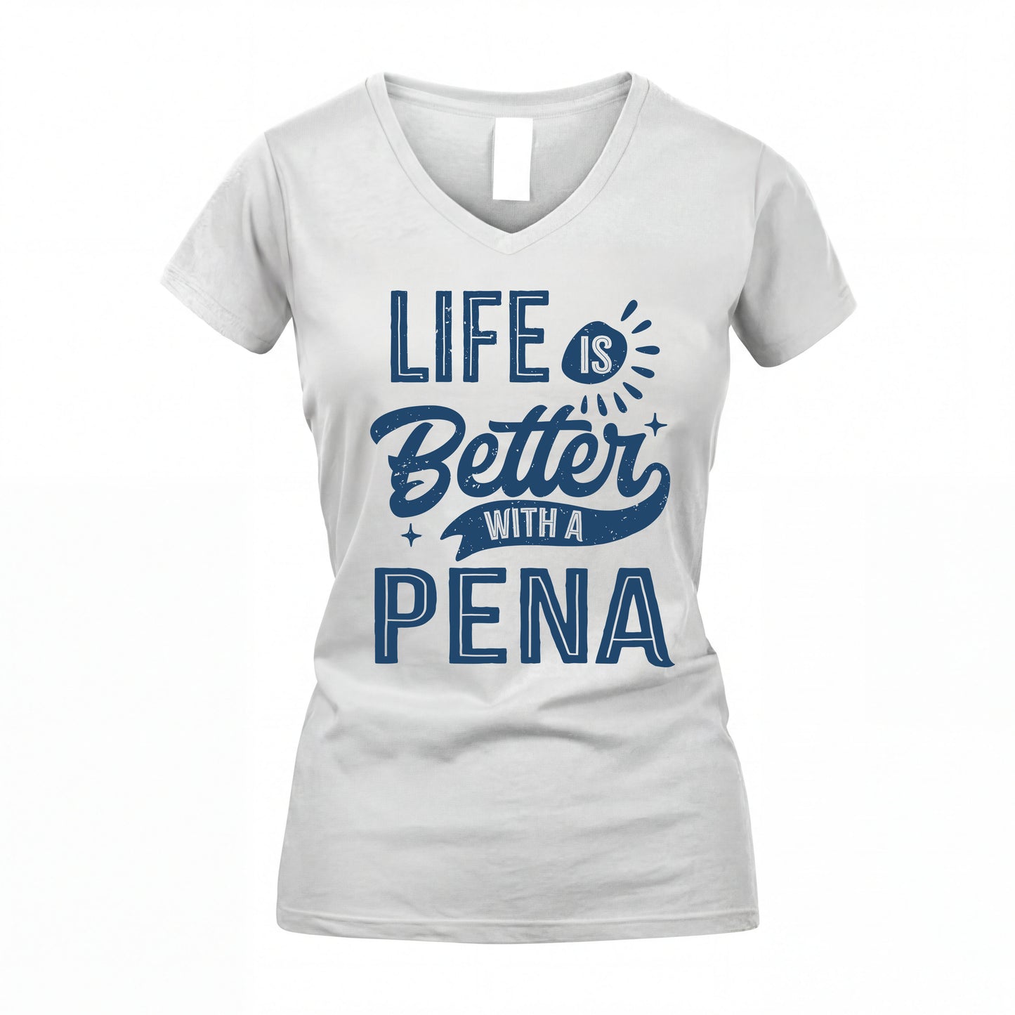 PENA HH88-K2–Personalized Name Quote T-Shirt Life Is Better With Unisex Gift