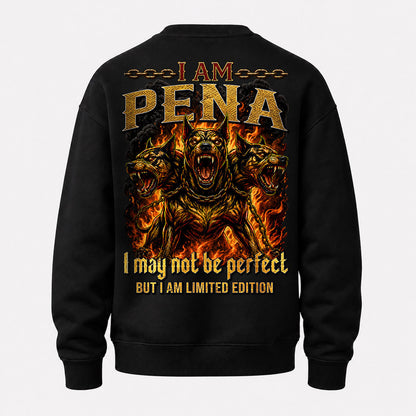 PENA MP88-F2-168–Personalized Bold Quote Apparel “I Am NAME I May Not Be Perfect But I Am Limited Edition