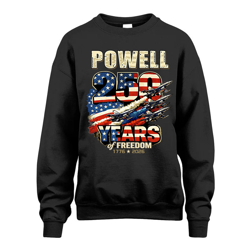 POWELL 250YEARS-PROUD-250USA...250 Years Of Freedom 1776-2026