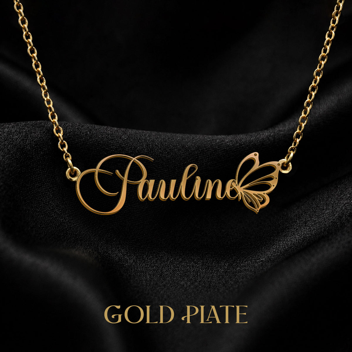 PAULINE T02 Custom Name Necklace, Personalized Name Necklace, Birthday Gift, Christmas Gift for Her