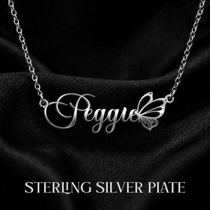 PEGGIE T02 Custom Name Necklace, Personalized Name Necklace, Birthday Gift, Christmas Gift for Her