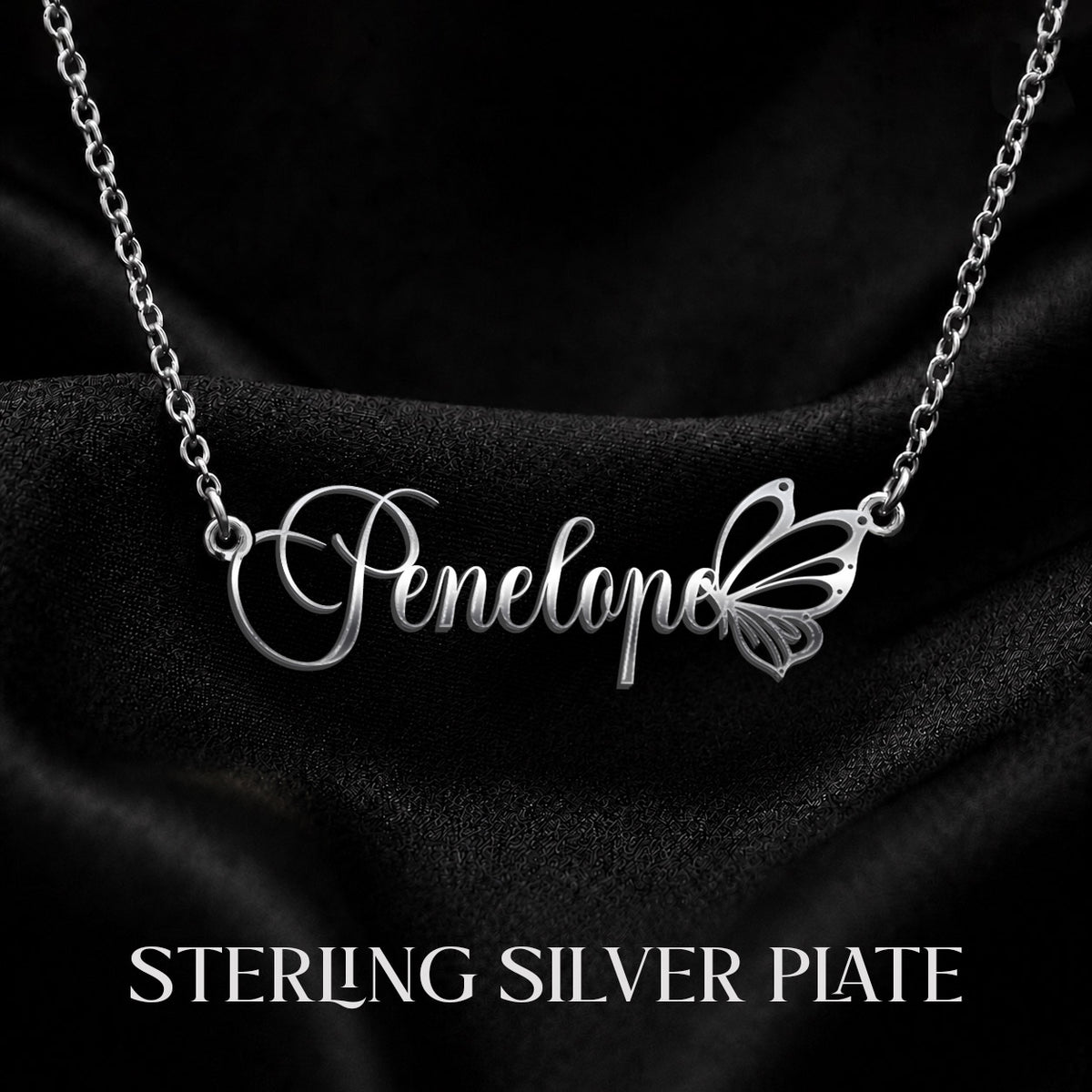PENELOPE T02 Custom Name Necklace, Personalized Name Necklace, Birthday Gift, Christmas Gift for Her