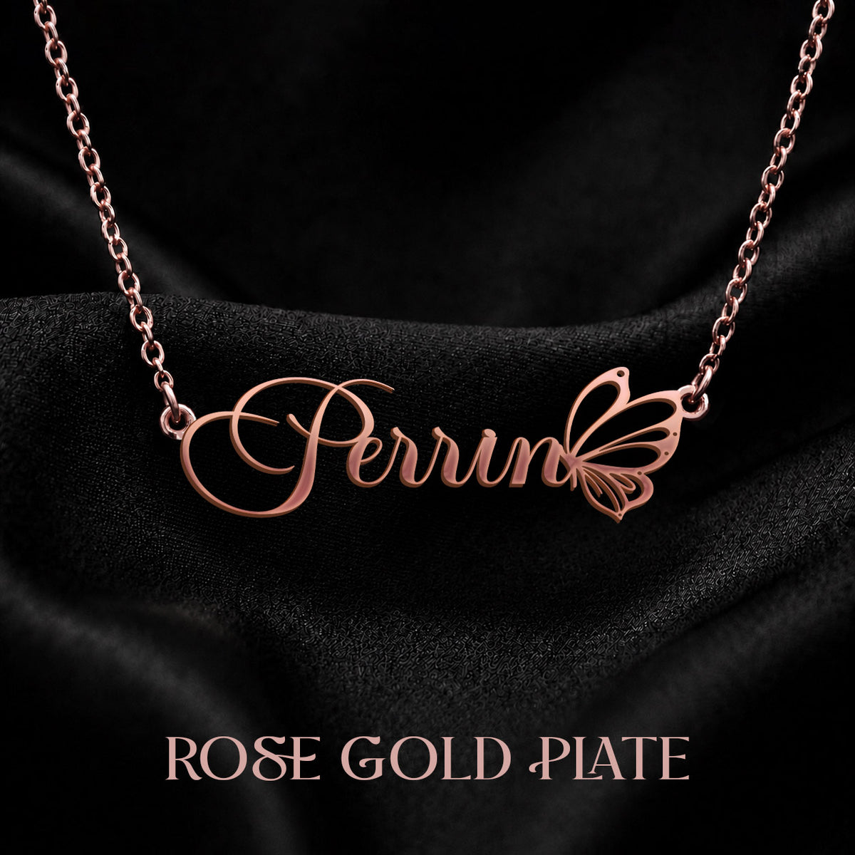 PERRIN T02 Custom Name Necklace, Personalized Name Necklace, Birthday Gift, Christmas Gift for Her