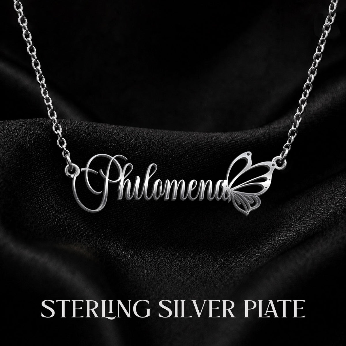 PHILOMENA T02 Custom Name Necklace, Personalized Name Necklace, Birthday Gift, Christmas Gift for Her