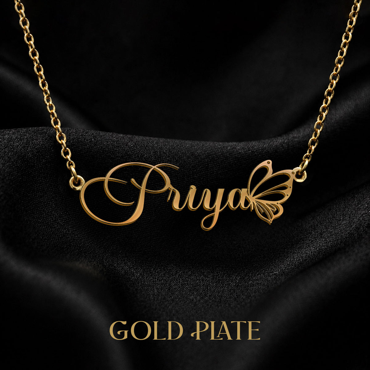 PRIYA T02 Custom Name Necklace, Personalized Name Necklace, Birthday Gift, Christmas Gift for Her