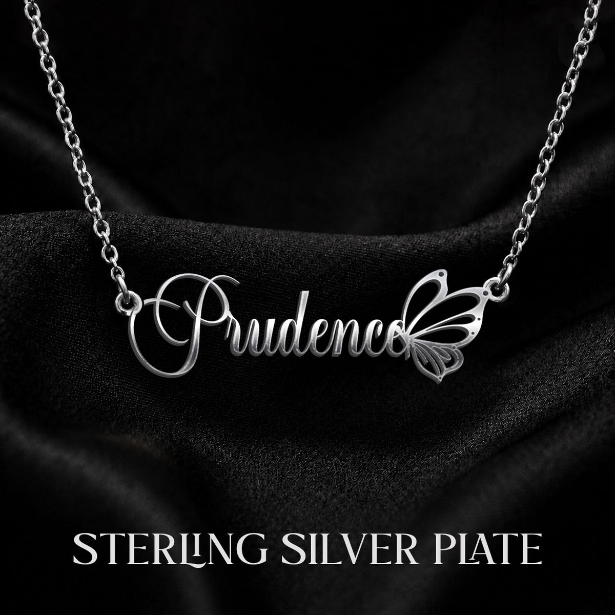 PRUDENCE T02 Custom Name Necklace, Personalized Name Necklace, Birthday Gift, Christmas Gift for Her