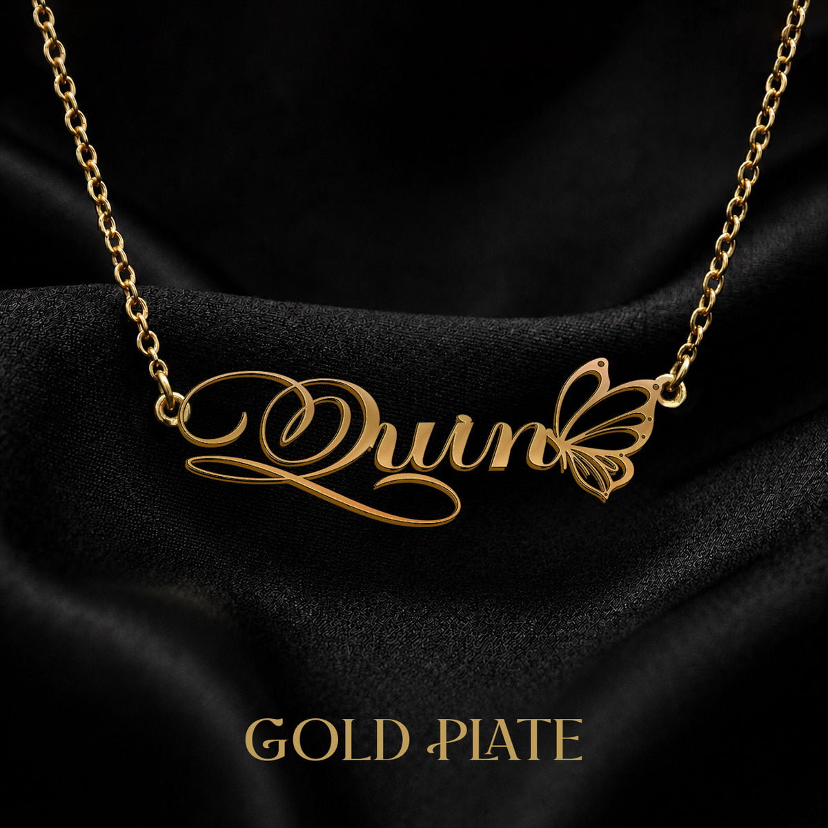 QUIN T02 Custom Name Necklace, Personalized Name Necklace, Birthday Gift, Christmas Gift for Her