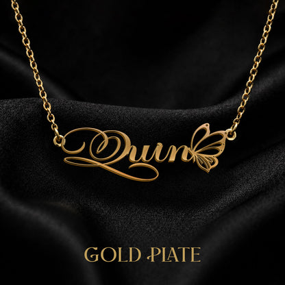 QUIN T02 Custom Name Necklace, Personalized Name Necklace, Birthday Gift, Christmas Gift for Her
