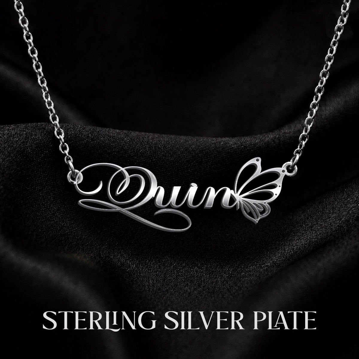 QUIN T02 Custom Name Necklace, Personalized Name Necklace, Birthday Gift, Christmas Gift for Her