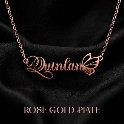 QUINLAN T02 Custom Name Necklace, Personalized Name Necklace, Birthday Gift, Christmas Gift for Her