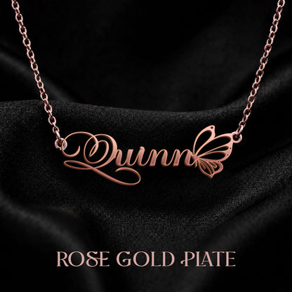 QUINN T02 Custom Name Necklace, Personalized Name Necklace, Birthday Gift, Christmas Gift for Her