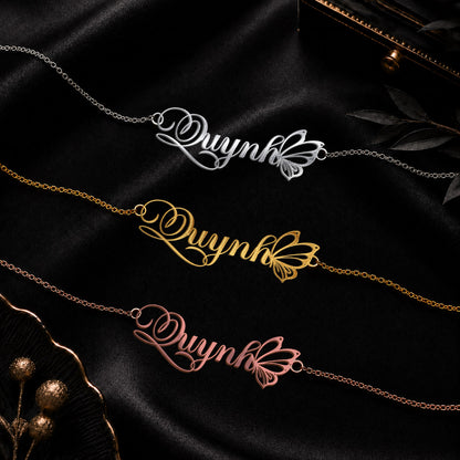QUYNH T02 Custom Name Necklace, Personalized Name Necklace, Birthday Gift, Christmas Gift for Her