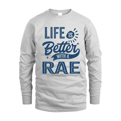 RAE HH88-K2–Personalized Name Quote T-Shirt Life Is Better With Unisex Gift