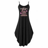 Suspender Maxi Dress