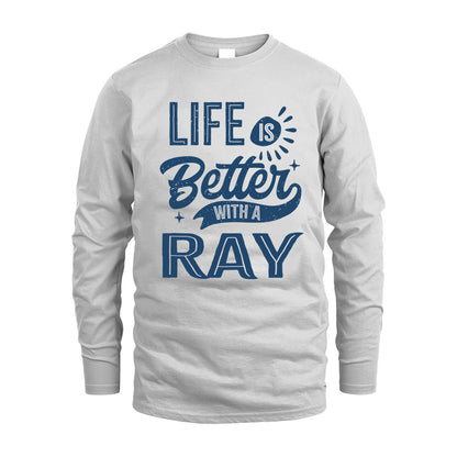 RAY HH88-K2–Personalized Name Quote T-Shirt Life Is Better With Unisex Gift