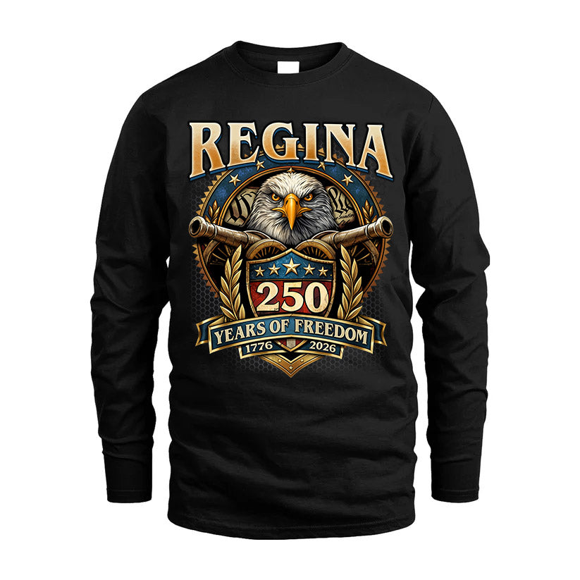 REGINA REVOLUTION-250USA-KTT...250 Years Of Freedom 1776-2026