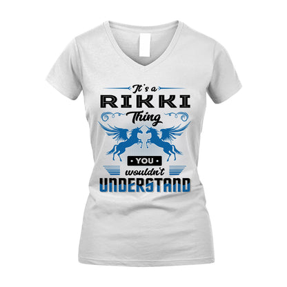 RIKKI KTT-TT38 It’s a/an NAME Thing, You Wouldn’t Understand – Personalized Name T-Shirt