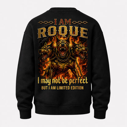 ROQUE MP88-F2-168–Personalized Bold Quote Apparel “I Am NAME I May Not Be Perfect But I Am Limited Edition
