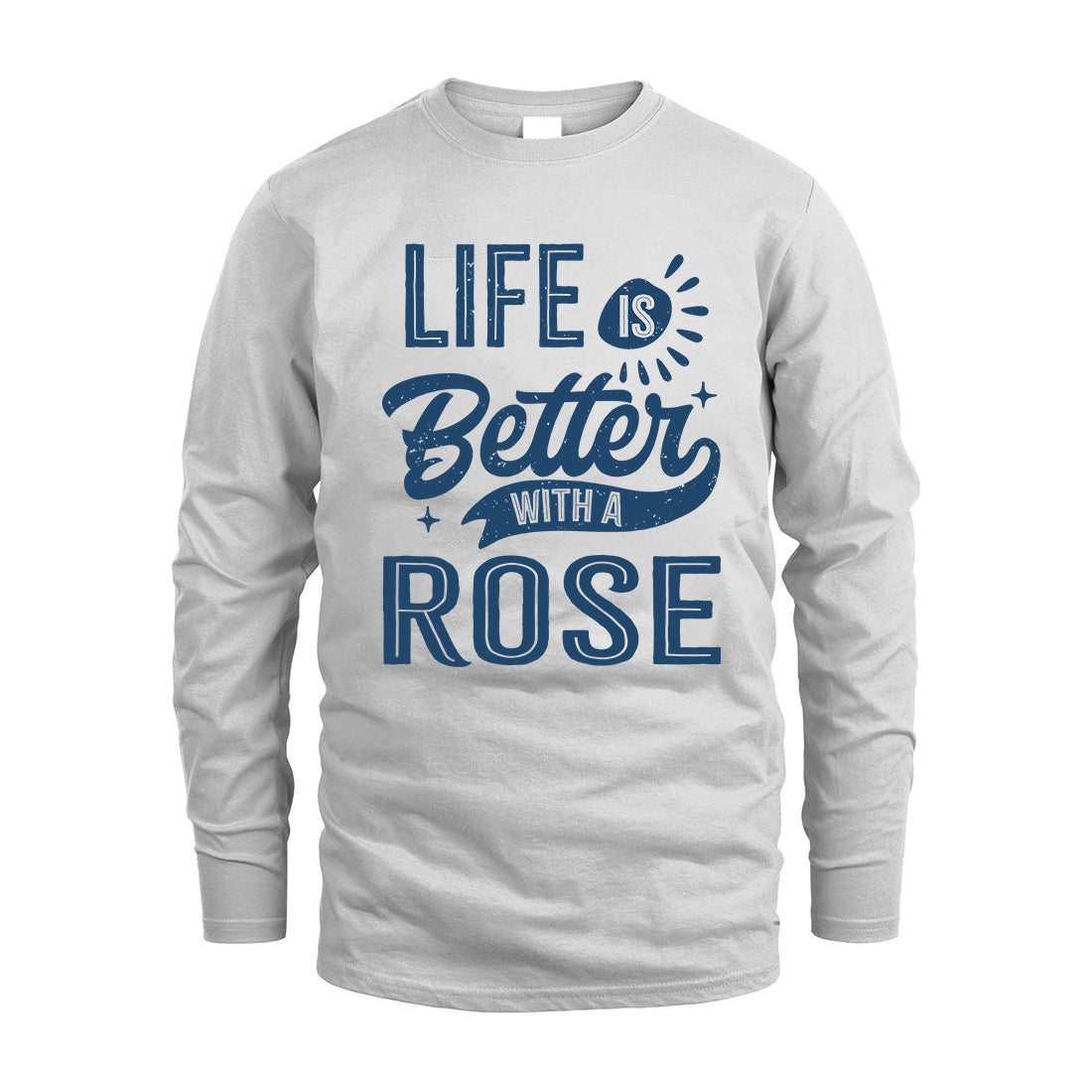 ROSE HH88-K2–Personalized Name Quote T-Shirt Life Is Better With Unisex Gift