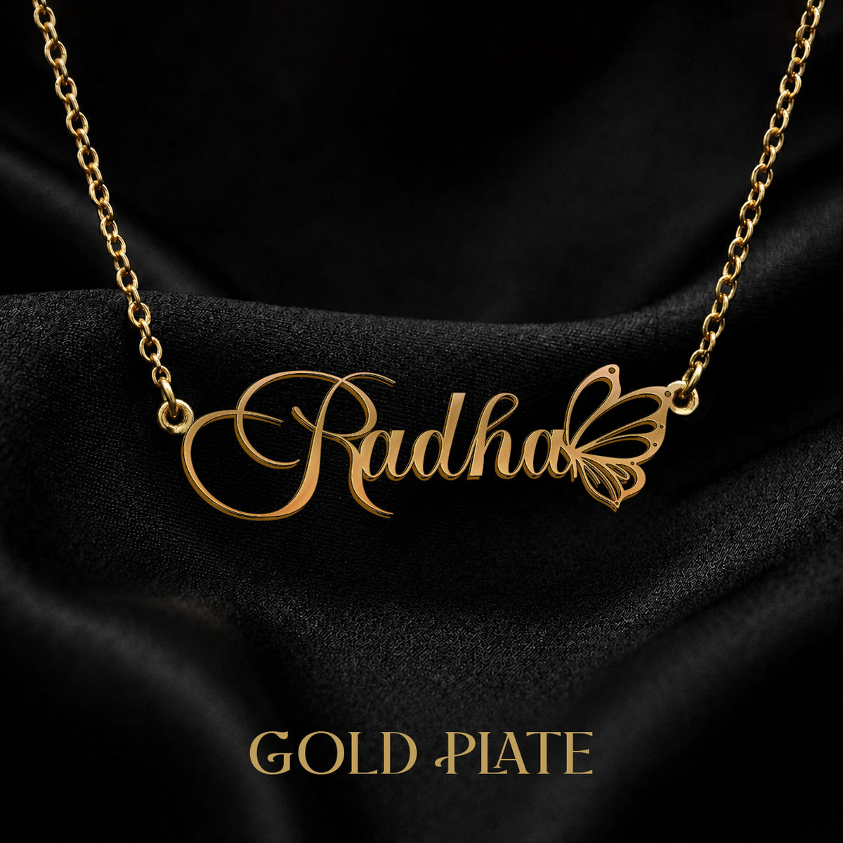 RADHA T02 Custom Name Necklace, Personalized Name Necklace, Birthday Gift, Christmas Gift for Her