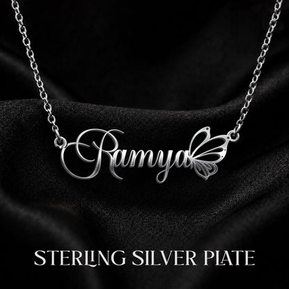 RAMYA T02 Custom Name Necklace, Personalized Name Necklace, Birthday Gift, Christmas Gift for Her