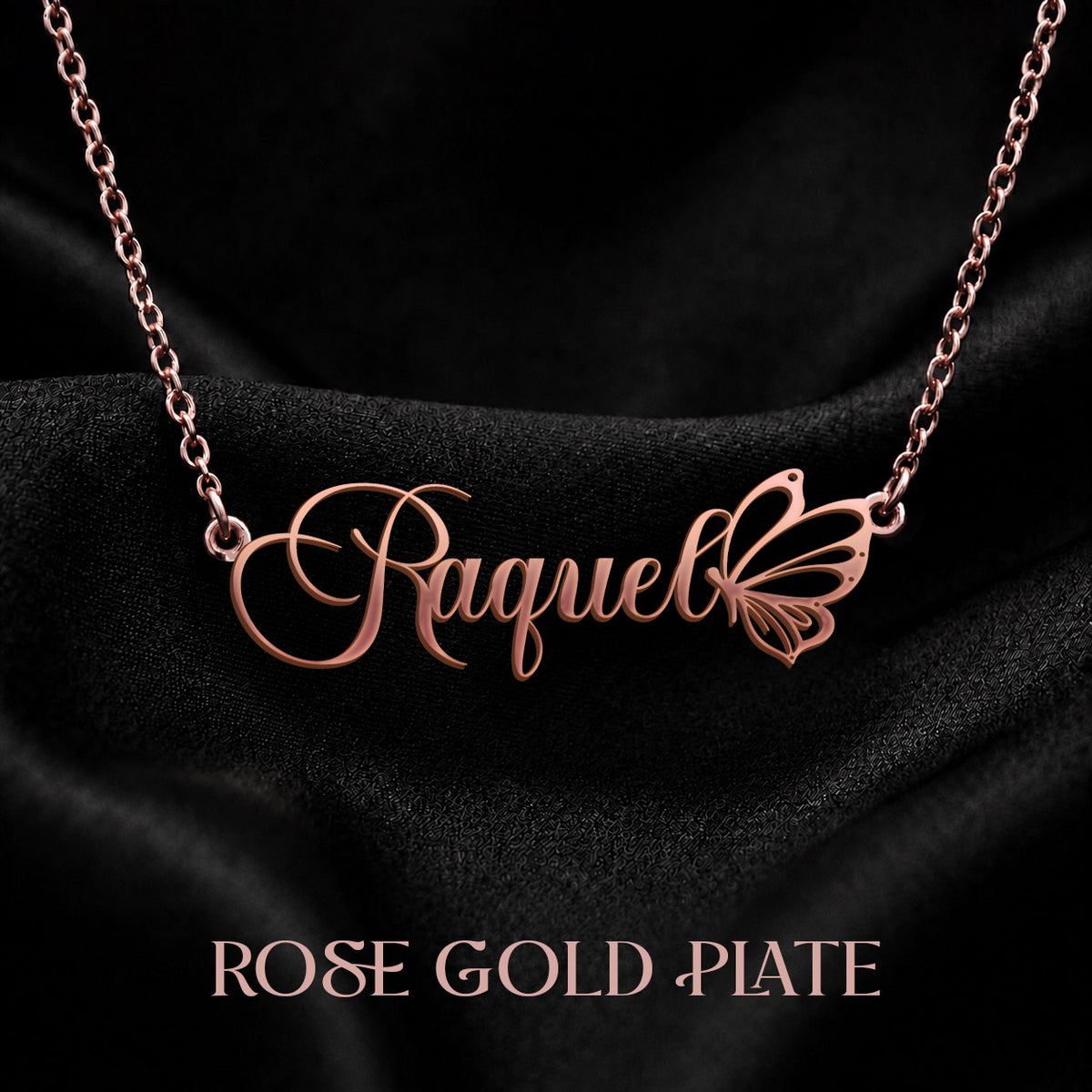 RAQUEL T02 Custom Name Necklace, Personalized Name Necklace, Birthday Gift, Christmas Gift for Her