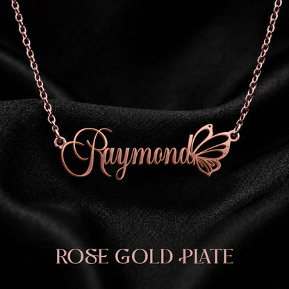 RAYMOND T02 Custom Name Necklace, Personalized Name Necklace, Birthday Gift, Christmas Gift for Her