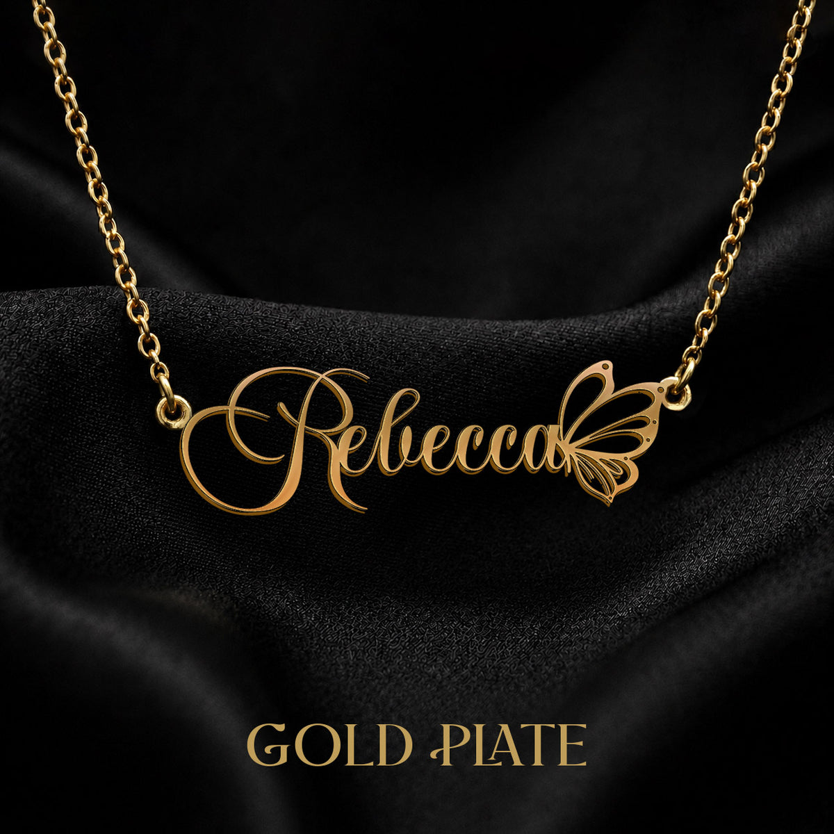 REBECCA T02 Custom Name Necklace, Personalized Name Necklace, Birthday Gift, Christmas Gift for Her