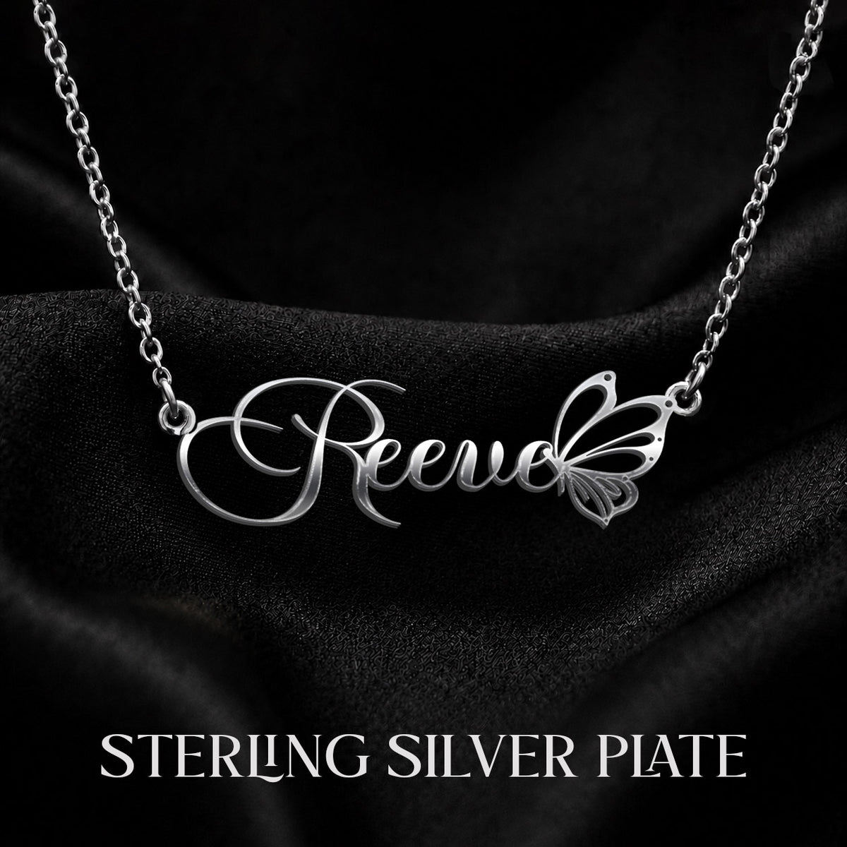 REEVE T02 Custom Name Necklace, Personalized Name Necklace, Birthday Gift, Christmas Gift for Her